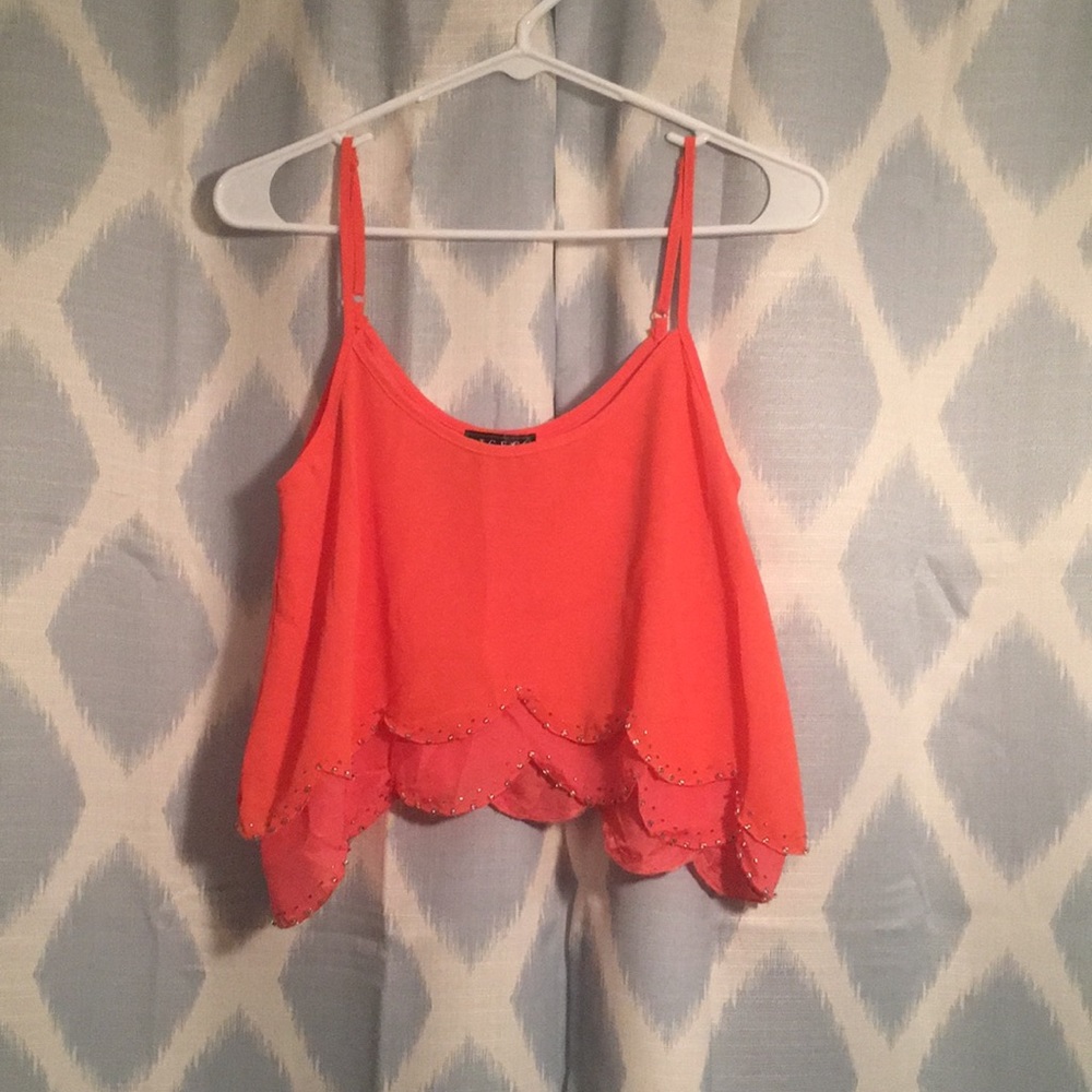 BOGO 50% OFF Beaded Crop Tank Top